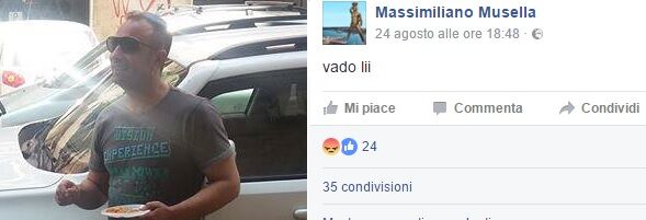 Sciacallo napoletano ad Amatrice, su Facebook: “Vado lì ad aiutare” Sciacallo napoletano ad Amatrice, su Facebook: “Vado lì ad aiutare”