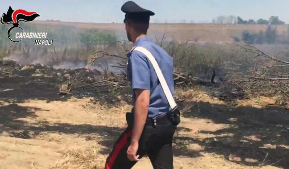 carabinieri incendio