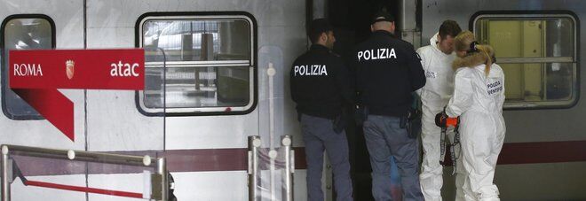 metro roma donna spinta