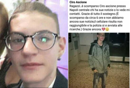 ciro scomparso arzano