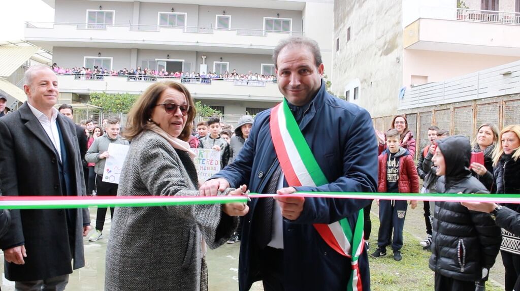 inaugurazione palestra montalcini