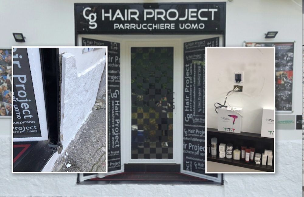 hair project giugliano furto via spazzilli