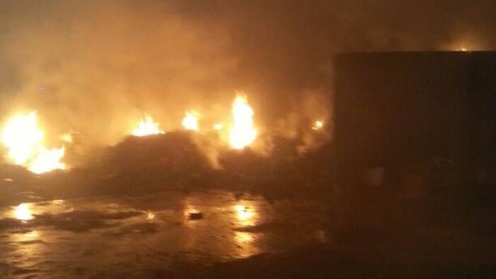 società rifiuti incendio benevento