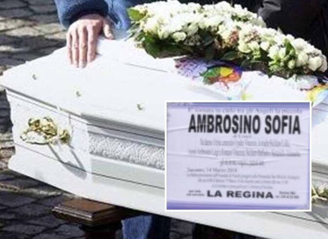 sofia ambrosino funerali