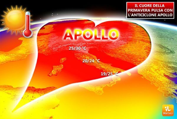 caldo in italia con apollo