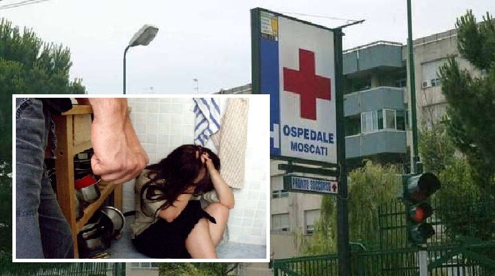 casaluce picchia la moglie e la manda all'ospedale