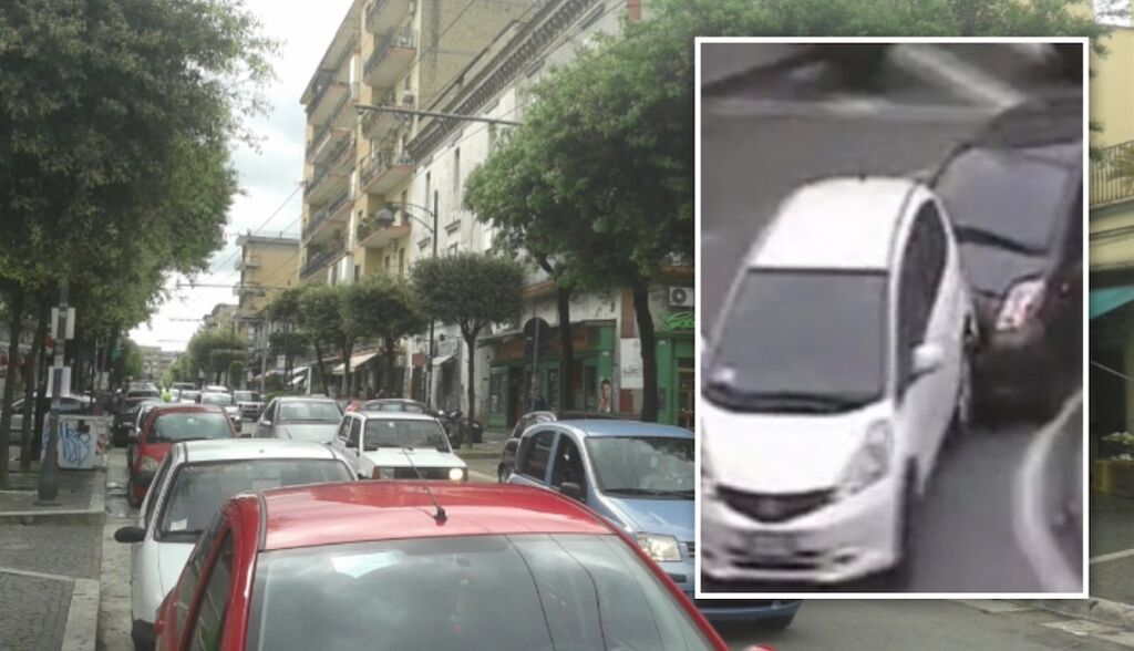 melito via roma sperona auto moglie arrestato