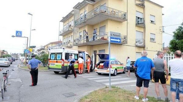 pioltello bimbo cade dal balcone