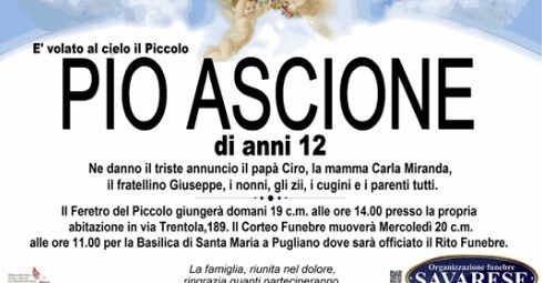 pio ascione morto ercolano