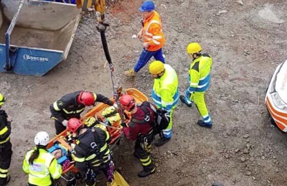 resana operaio morto precipitato via roma