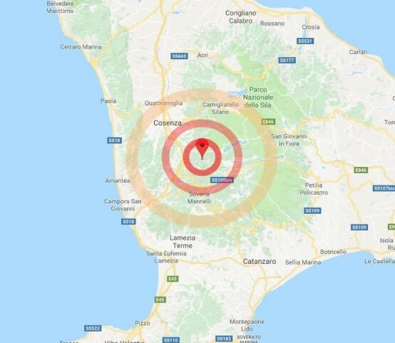 terremoto cosenza 26giugno