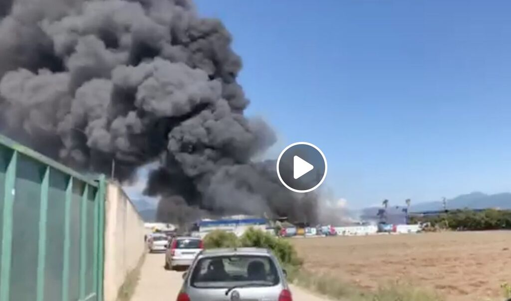 incendio san vitaliano 1 luglio