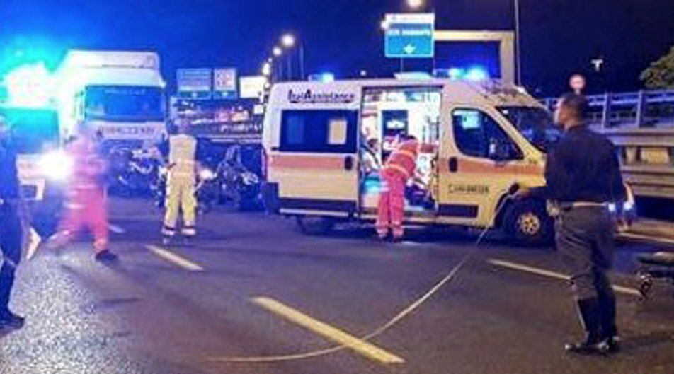 incidente tangenziale torino morto