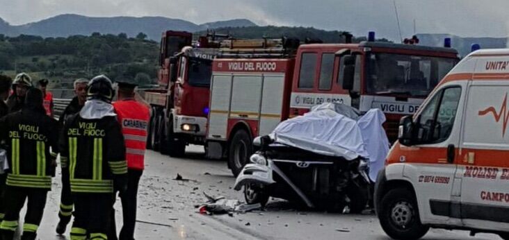 morto incidente trignina isernia uomo di avignone morto