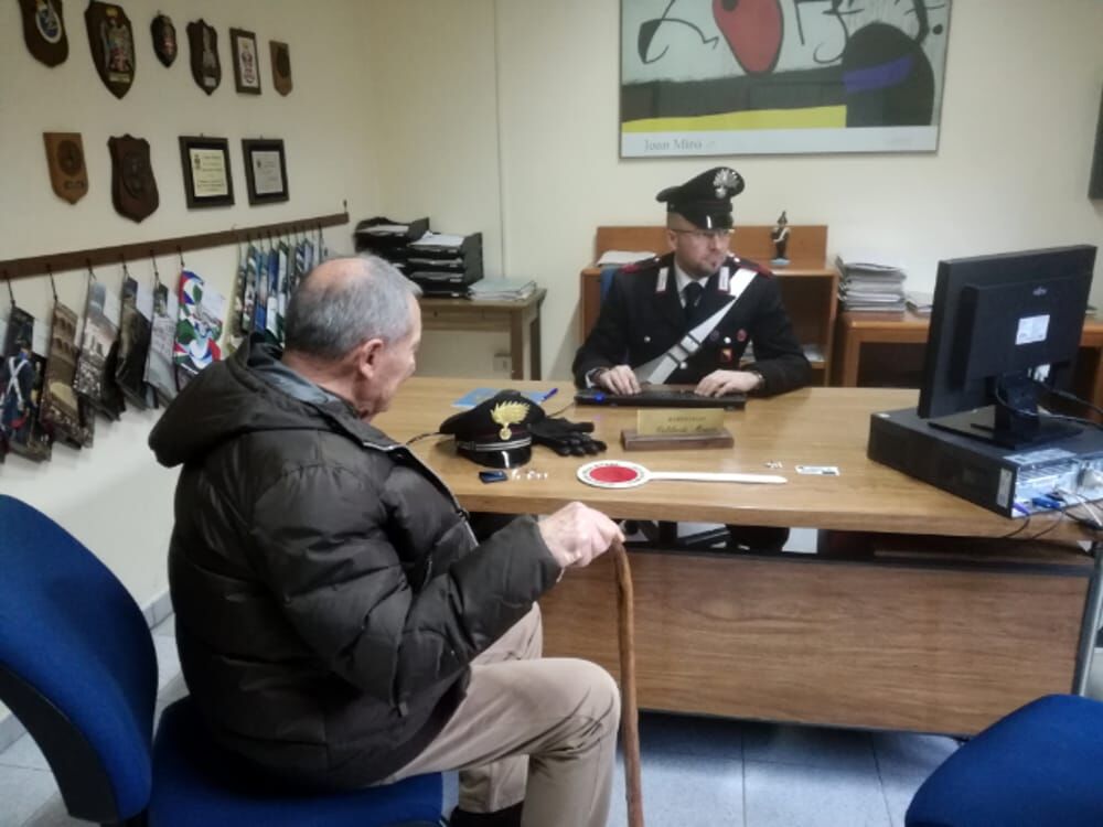 arrestato anziano portici inps