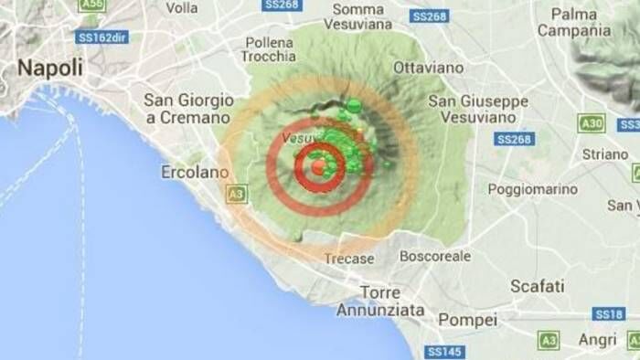 terremoto vesuvio 12 settembre