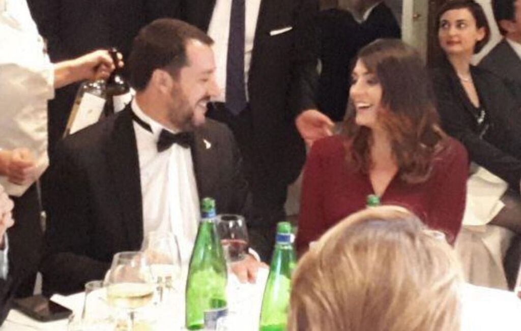 matteo salvini isoardi cena gala