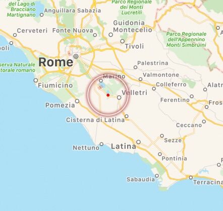 genzano di roma terremoto oggi 24 dicembre
