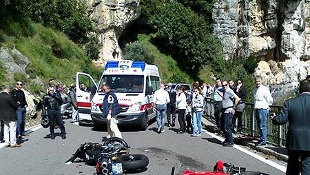 positano morto incidente tordigliano