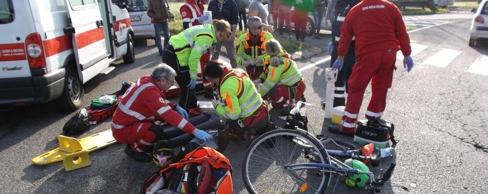 domicella morto ciclista via mazzini