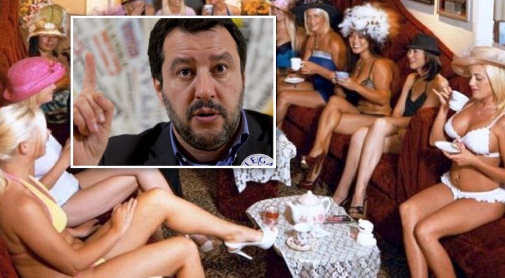 salvini riapertura case chiuse