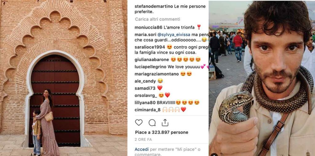 dedica stefano de martino belen