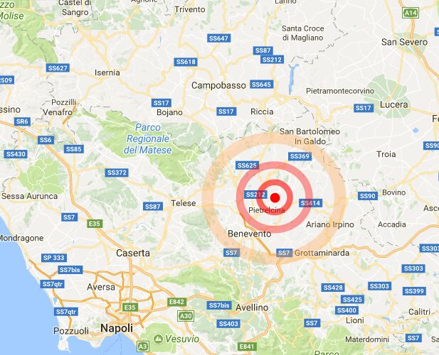 scossa terremoto san marco dei cavoti