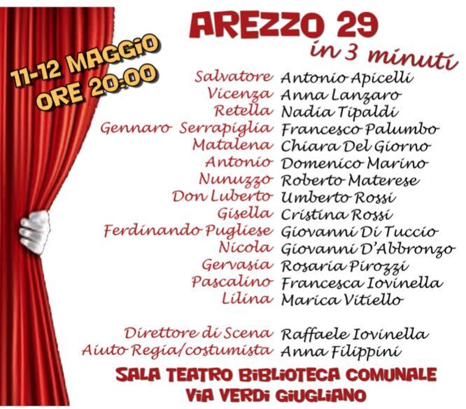 arezzo 29 commedia