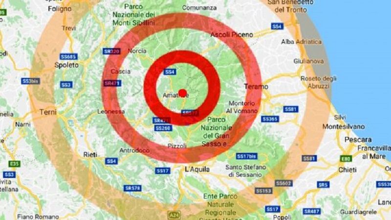 terremoto scossa amatrice oggi 10 giugno