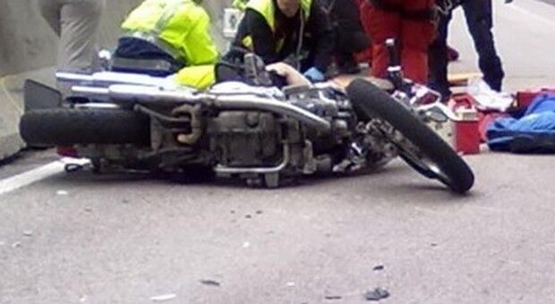 Terni incidente motociclista