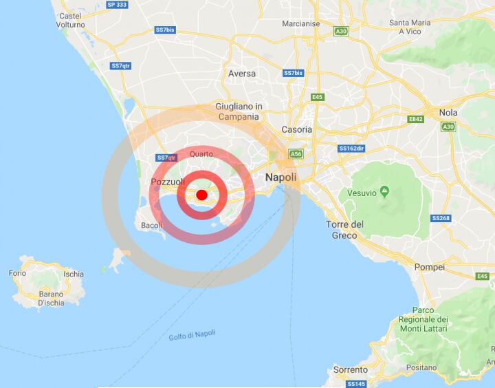 terremoto pozzuoli oggi 24 luglio