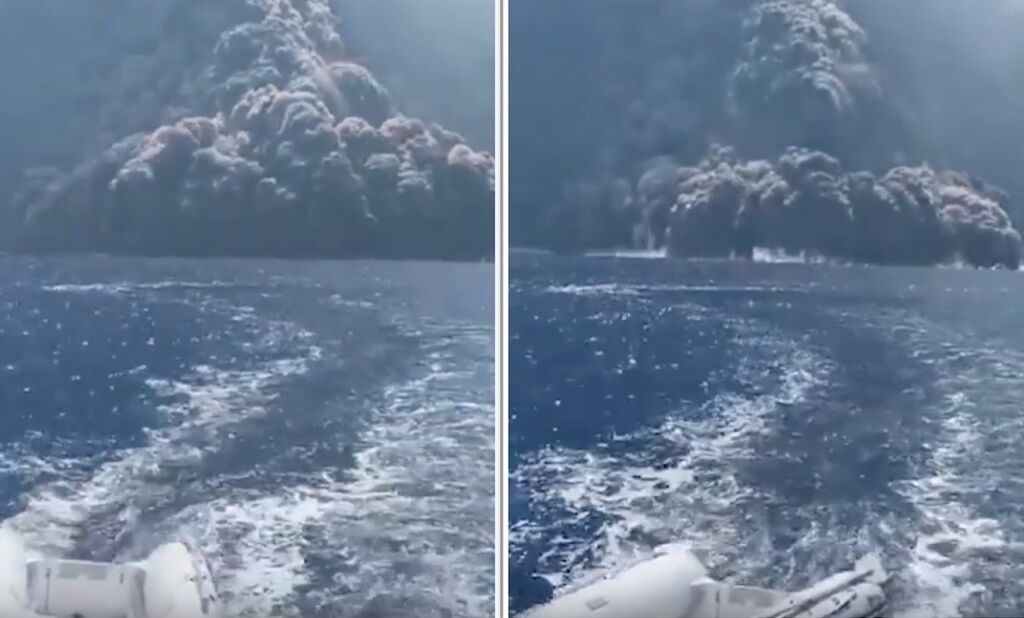 tsunami stromboli video