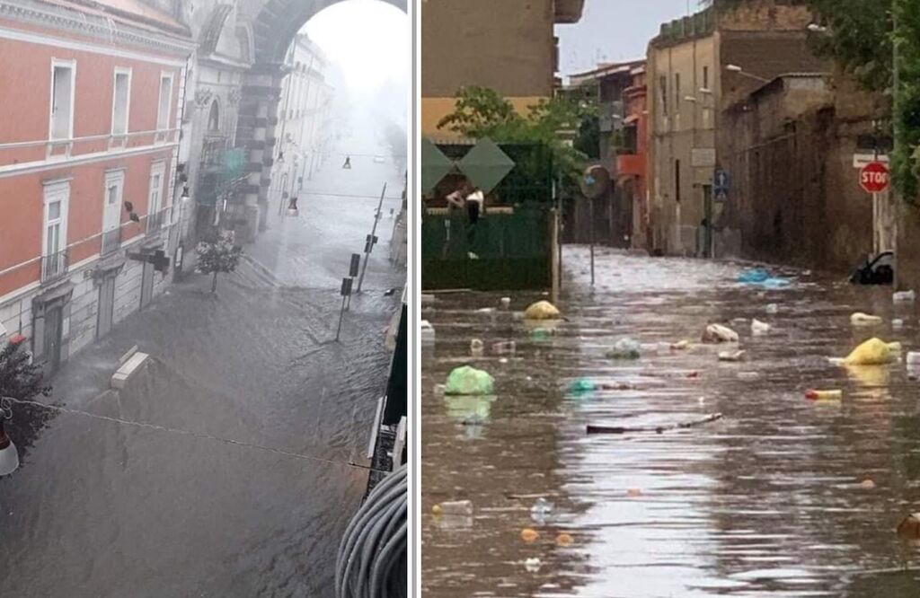 meteo previsioni allagamenti campania