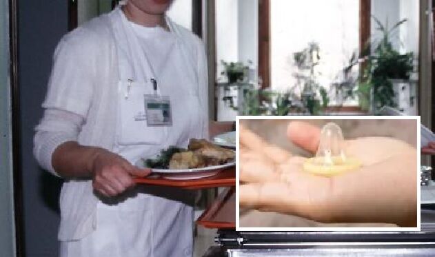paziente trova preservativo