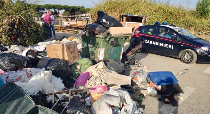carabinieri rom rifiuti giugliano