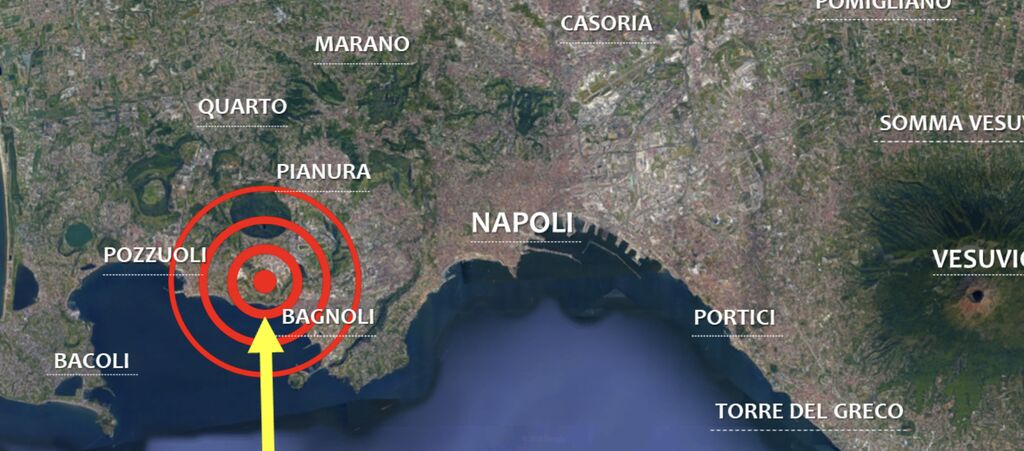 terremoto oggi 5 ottobre pozzuoli napoli