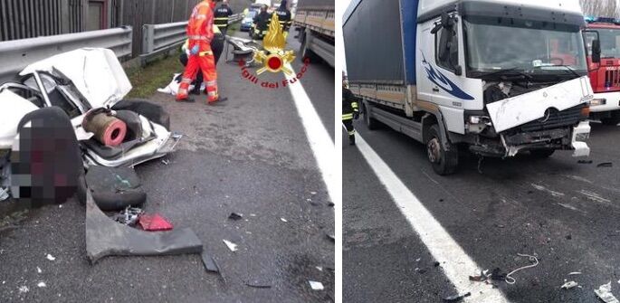 incidente a4 padova morta