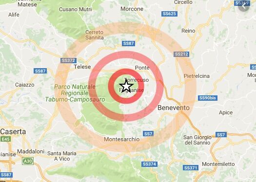 terremoto benevento