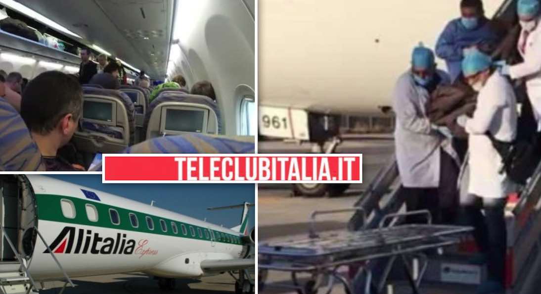 muore volo alitalia muore volo alitalia