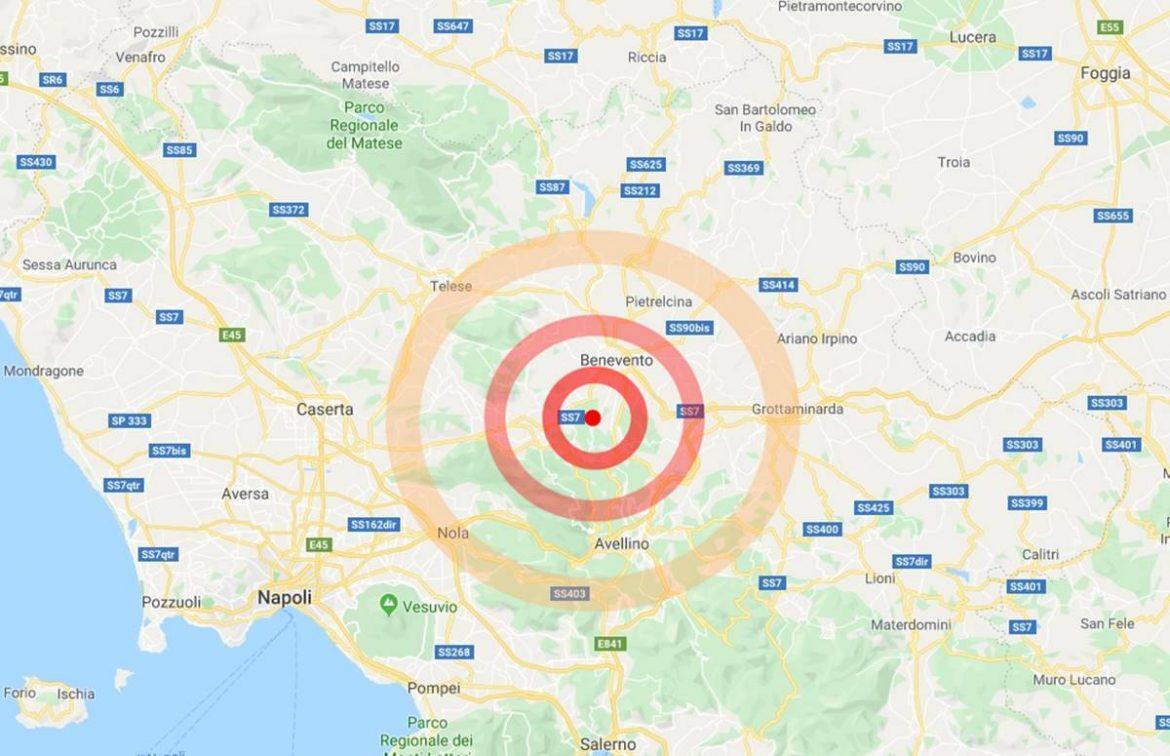 terremoto benevento 3 dicembre