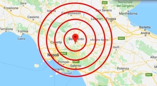 terremoto benevento oggi