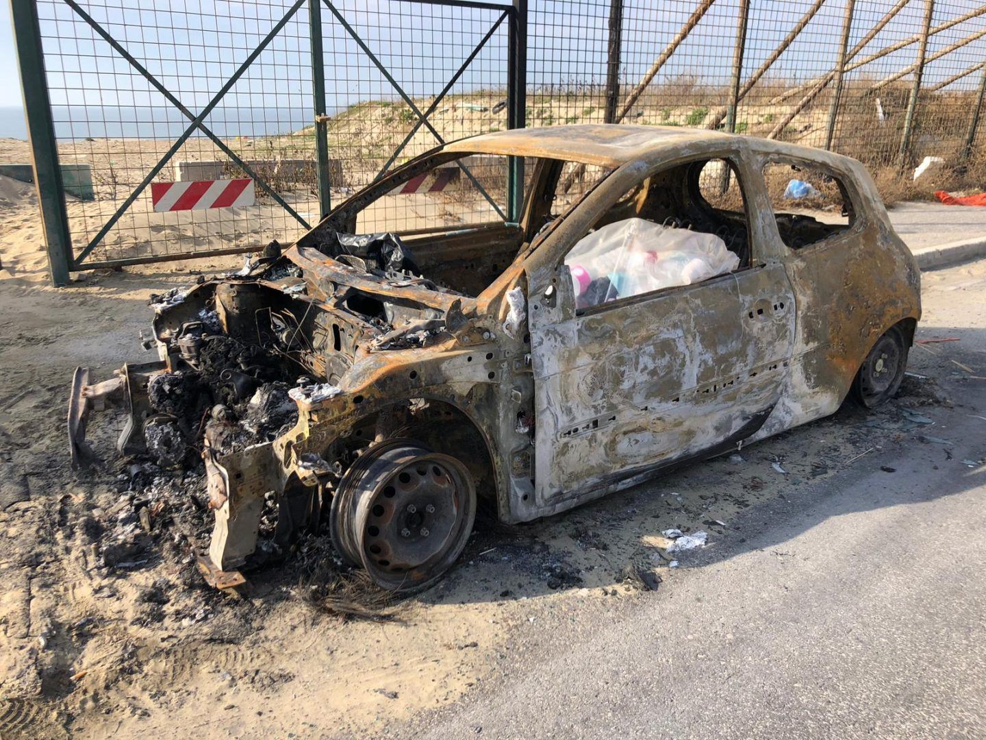 auto bruciata