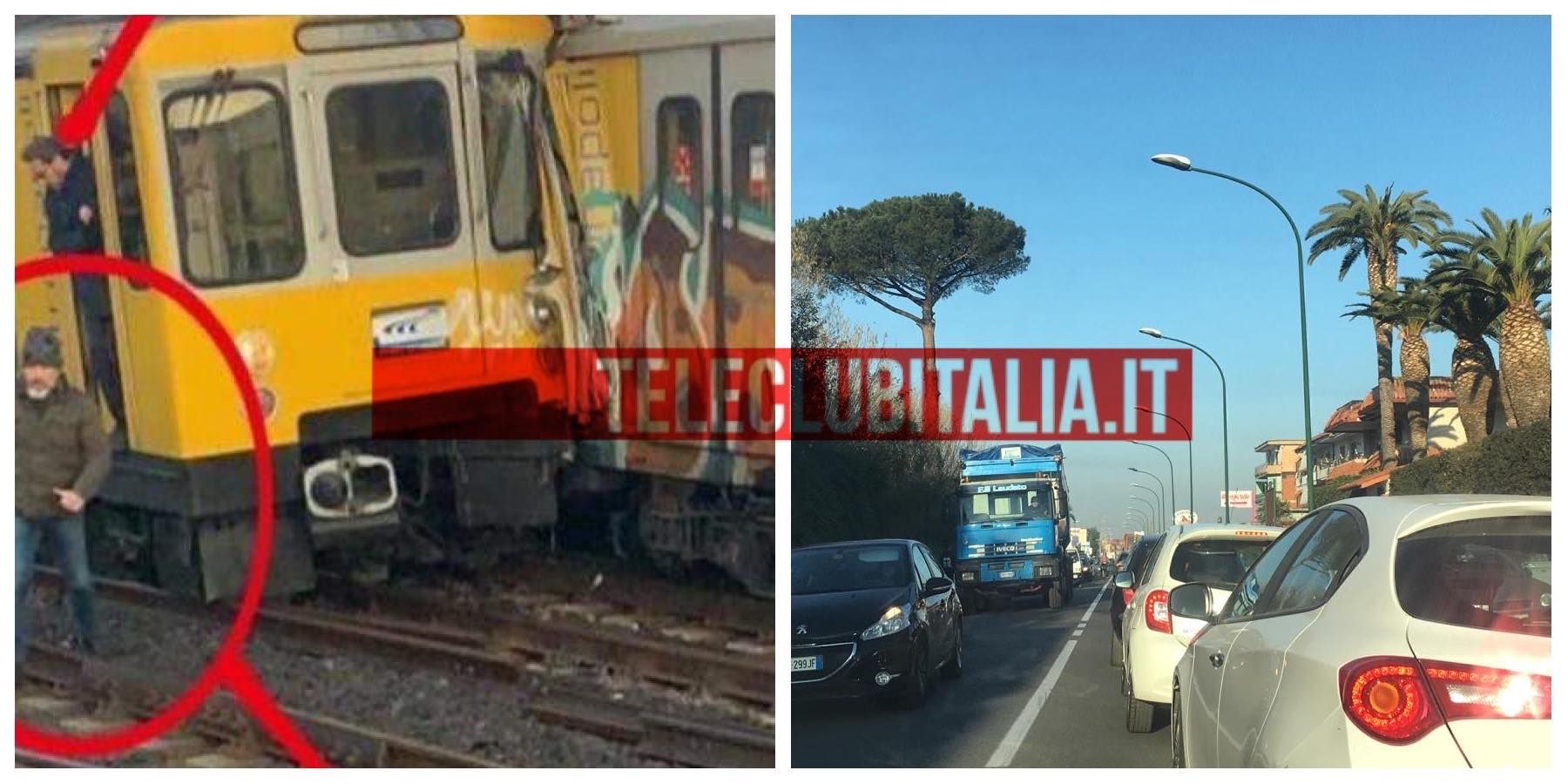 metro incidente traffico napoli