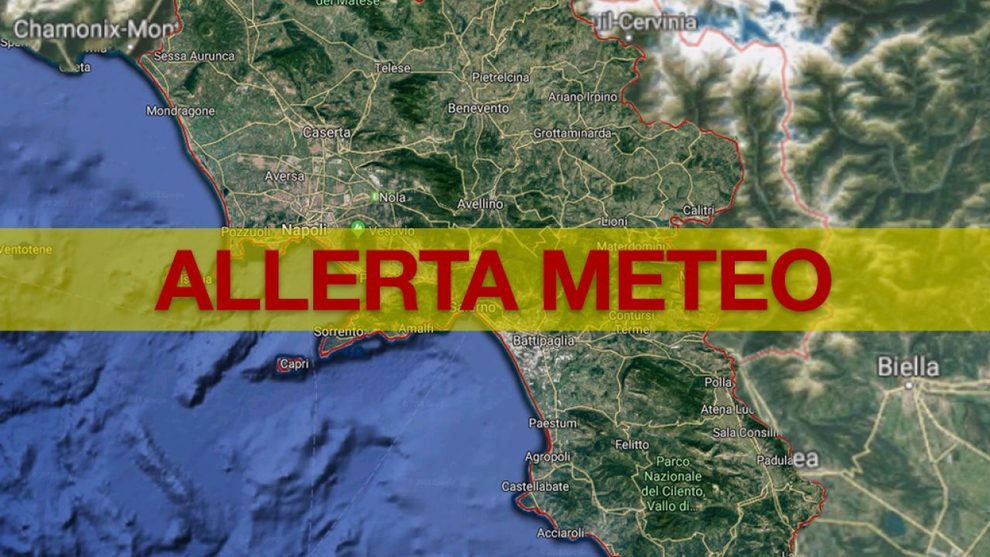 allerta meteo campania