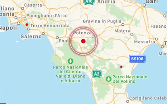 potenza teremoto