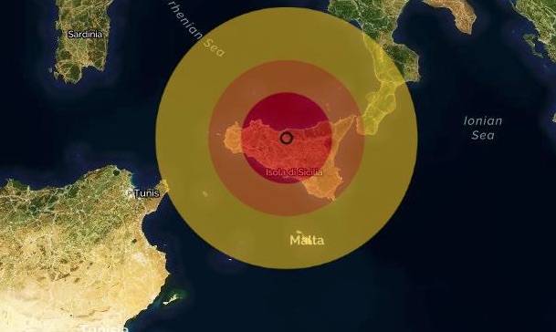 terremoto scillato palermo oggi 20 febbraio