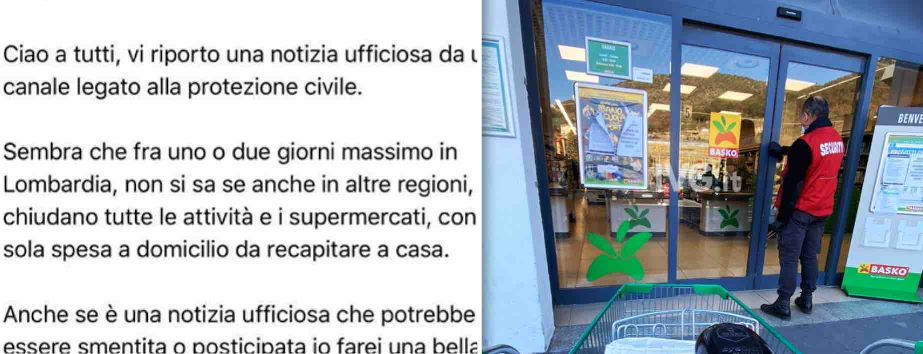 supermercati chiusi