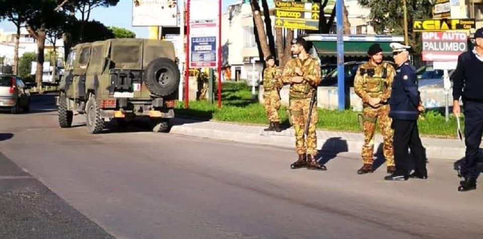 esercito circumvallazione esterna coronavirus