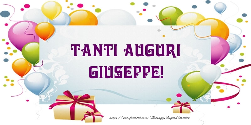 frasi di auguri giuseppe