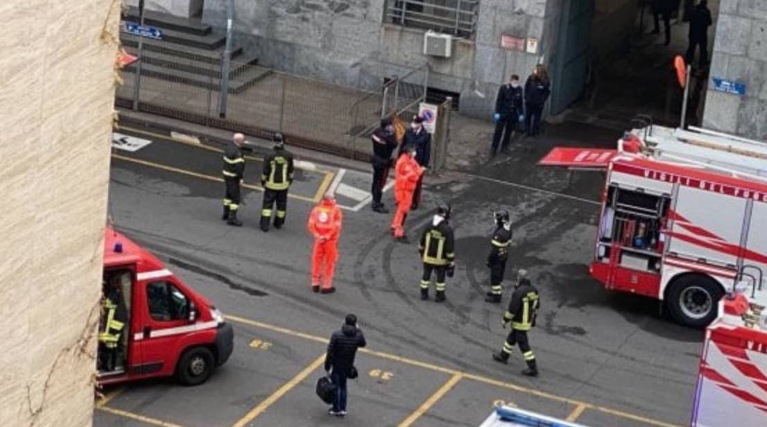 incendio tribunale milano